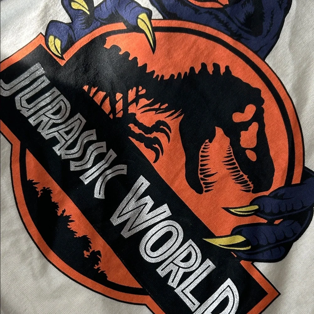 Jurassic World Kids Cream Dinosaur T-Shirt